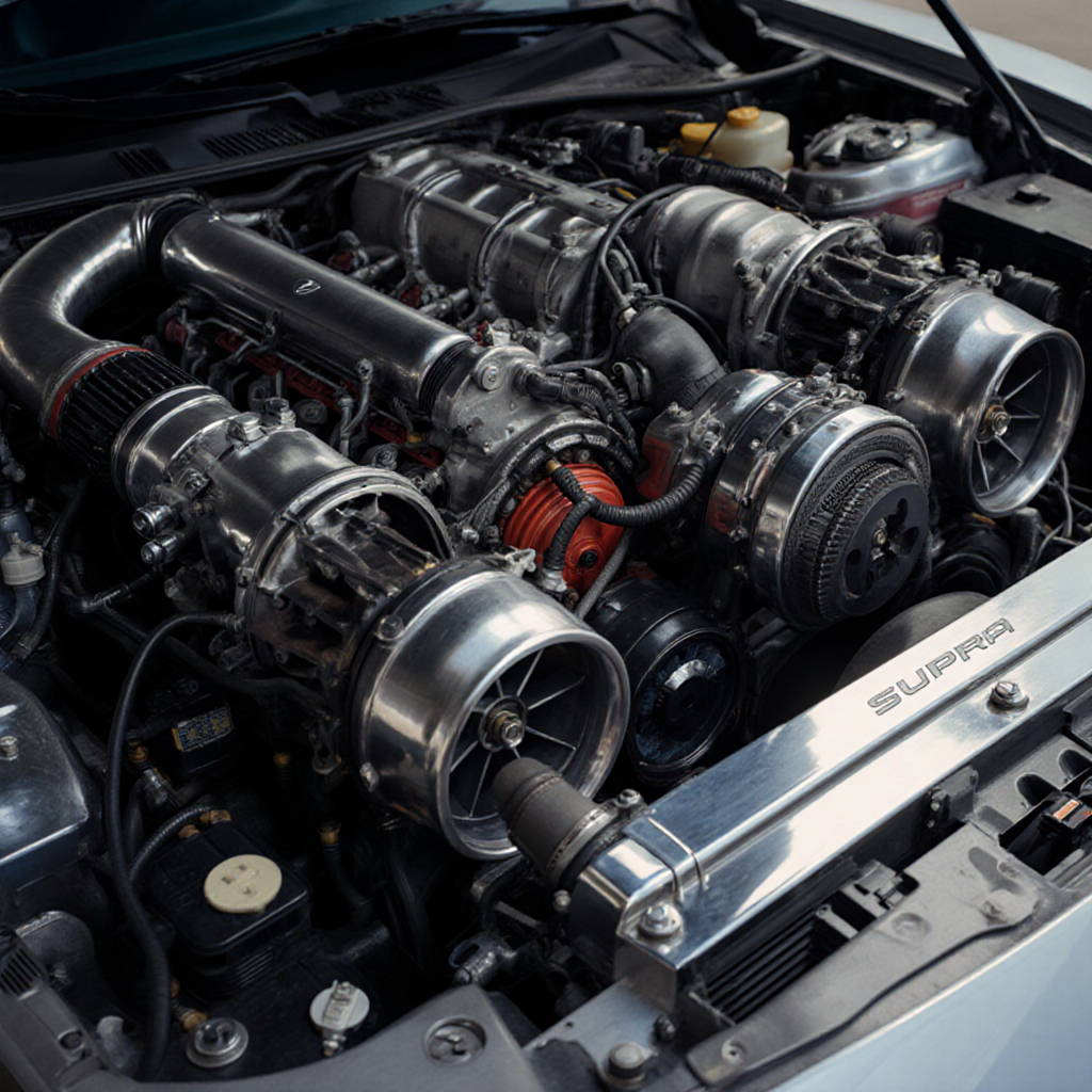 Toyota Supra MK4 engine bay – high volume: Supra MK4 tuning