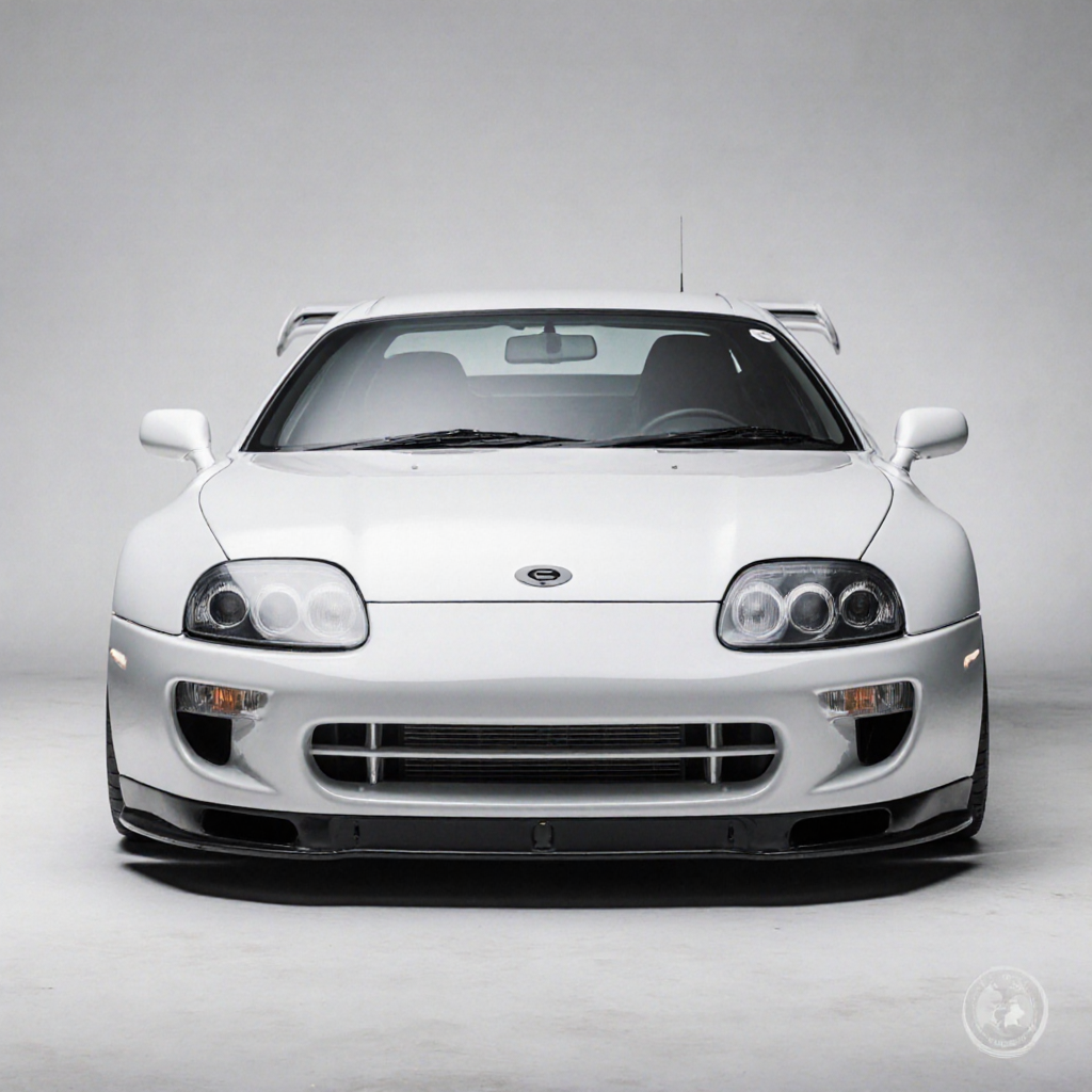 Black Toyota Supra MK4 with 2JZ-GTE Twin Turbo Engine - 321 HP JDM Sports Car